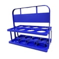thumbnail image 3 of Portabotellas de agua de fútbol, ​​portavasos, organizador portátil, estante para bebidas Azul, 3 of 9