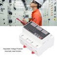 thumbnail image 4 of 3 Phase Adjustable Protector, LED Digital Panel Over Under Voltage Protector AC120V-300V Multifunctional  for Industrial Machine, 4 of 7