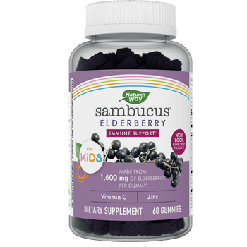 Sambucus Elderberry Immune Support Gummies for Kids, Elderberry Gummies, 60 Count