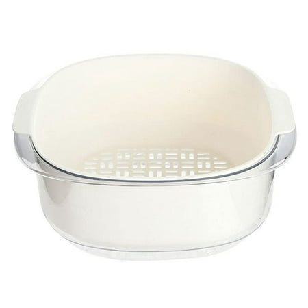 

Multi-Functional Double-Layer Plastic Drainage Basin and Basket Mixed Fruit and Vegetable Filter Cleaning Drain Basket C