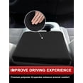 thumbnail image 5 of KBH Center Console Cover for 1999-2003 Ford F150, Washable Fabric Armrest Lid Protector for F150 Accessories, Black(Fits for Jump Seat Console), 5 of 8
