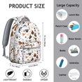 thumbnail image 6 of Dachshund Dog Boston Terrier Dog Backpack for School,Cute School Bag,Schoolbag with Adjustable Shoulder Straps & Padded Back,15.3"x11"x7.1".﻿, 6 of 6