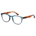 thumbnail image 3 of M Readers Innovation Daybreak Crystal Blue +2.50 Reading Glasses with Case, 3 of 5