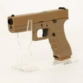 Adjustable Safe Short Gun Model Showing Rack Clear Acrylic Pistol