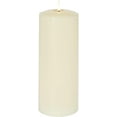 Lights4fun, Inc. 10" x 4" TruGlow Battery Operated Flameless LED Ivory