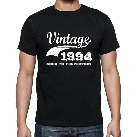 Men's Graphic T-Shirt Aged To Perfection 1994 30th Birthday Anniversary 30 Year Old Gift 1994 Vintage Eco-Friendly Short Sleeve Novelty Tee