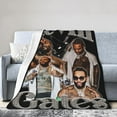 thumbnail image 2 of Kevin Rock Rapper Gates Blanket Soft Cozy Lightweight Warm Throw Blanket Bedroom Sofa Decorations All Seasons Blankets 60"X50", 2 of 6