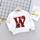 thumbnail image 1 of Spiderman Brief AZ Mädchen Junge Sudaderas Wunder Kinder Pullover Kawaii Dibujos animados Sudaderas Kinder kleine Baby Freizeit kleidung Tops, 1 of 1