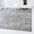 thumbnail image 3 of Unique Loom Portland Collection Area Rug - Woodburn (7' 10" Square Gray/Ivory), 3 of 9