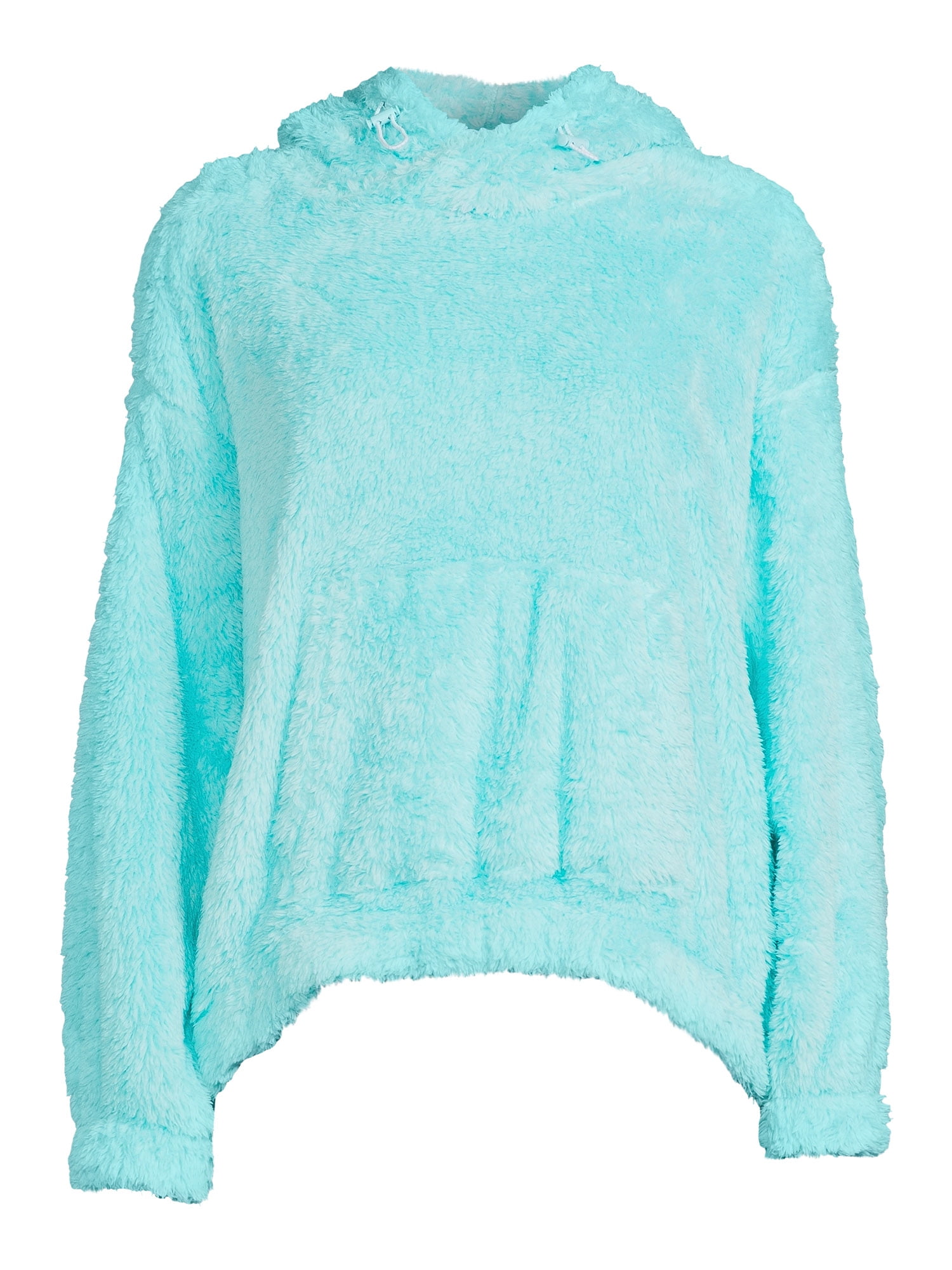 Athletic Works Women's Faux Sherpa Pullover Hoodie - Walmart.com