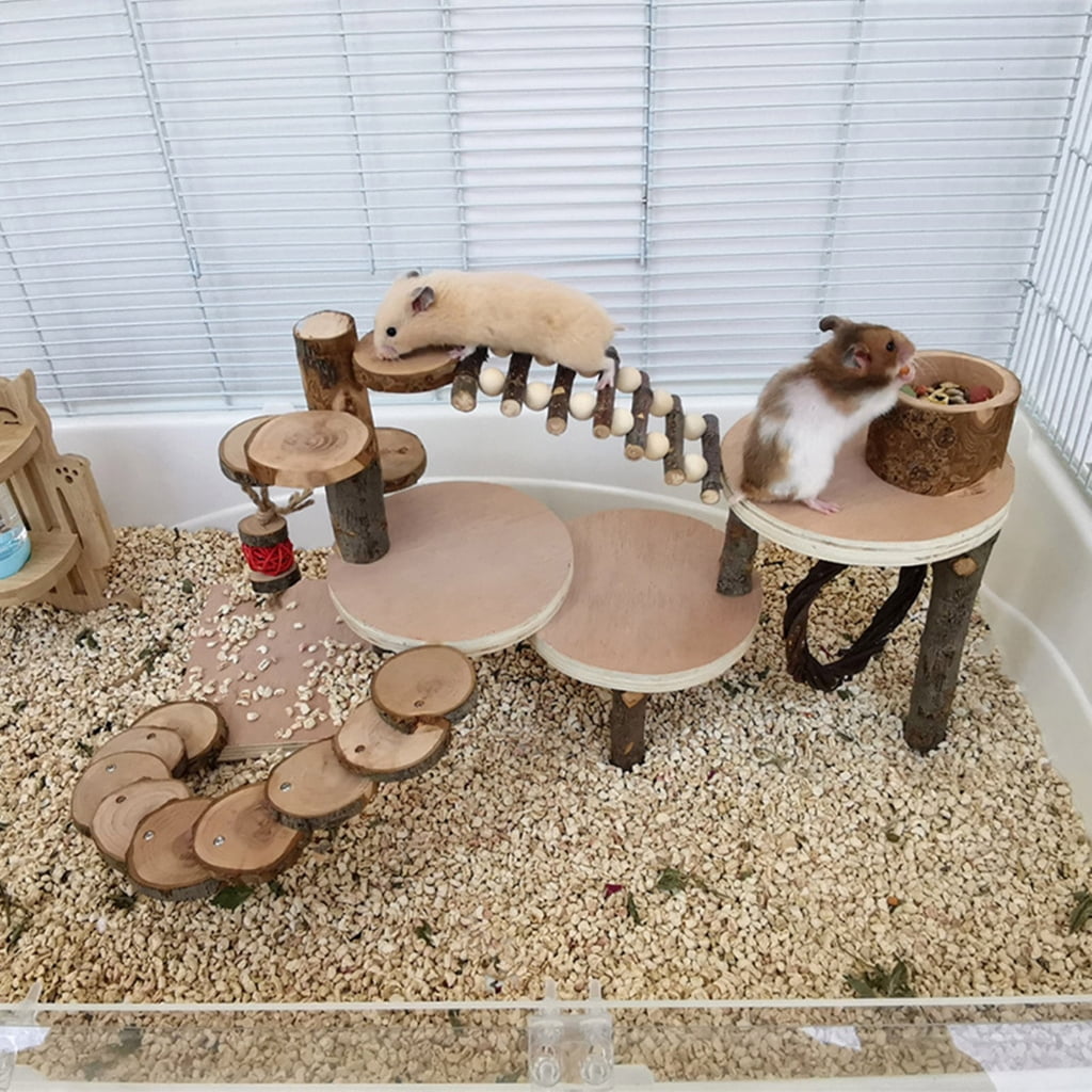 Exercise Hamster Swing and Climbing Toy Funny Hamster Ladder Toy Creating Stimulating to Keep Active