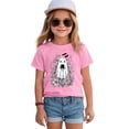 thumbnail image 4 of CAUYDY Boys Girls Halloween Shirts Toddler Short Sleeve Truck Boo Ghost Pumpkin Tee Tops T-Shirts(Pink,9-10 Y), 4 of 5