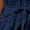 Navy Blue, variant on Women Summer Casual Midi Maxi Dresses Short Sleeve Navy Blue L