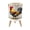 Color 5, variant on Small Trash Can with Lid Bear Forest Sunset Silhouette Double Exposure Art 1.8 Gallon Dog Proof Trash Can Round Garbage Can Waste Bin Wastebasket for Bathroom Bedroom Living Room