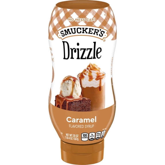 Smucker's Drizzle Caramel Artificially Flavored Syrup, 20 oz Squeezable Bottle