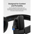 thumbnail image 2 of Belkin SoundForm Inspire Wired Over-Ear Headset for Kids, Learning & Travel w/Built-in Mic, 85dB Safe Volume - USB-C & 3.5mm - Compatible w/iPhone, iPad, Galaxy, Nintendo Switch 2 & More - Black, 2 of 7