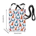 thumbnail image 2 of Multi-Color Cross-Body Handbag 8.27×5.91in Waterproof, Scratch-Resistant And Odor-Free Detachable Shoulder Strap Christmas Dwarf Lantern, 2 of 8