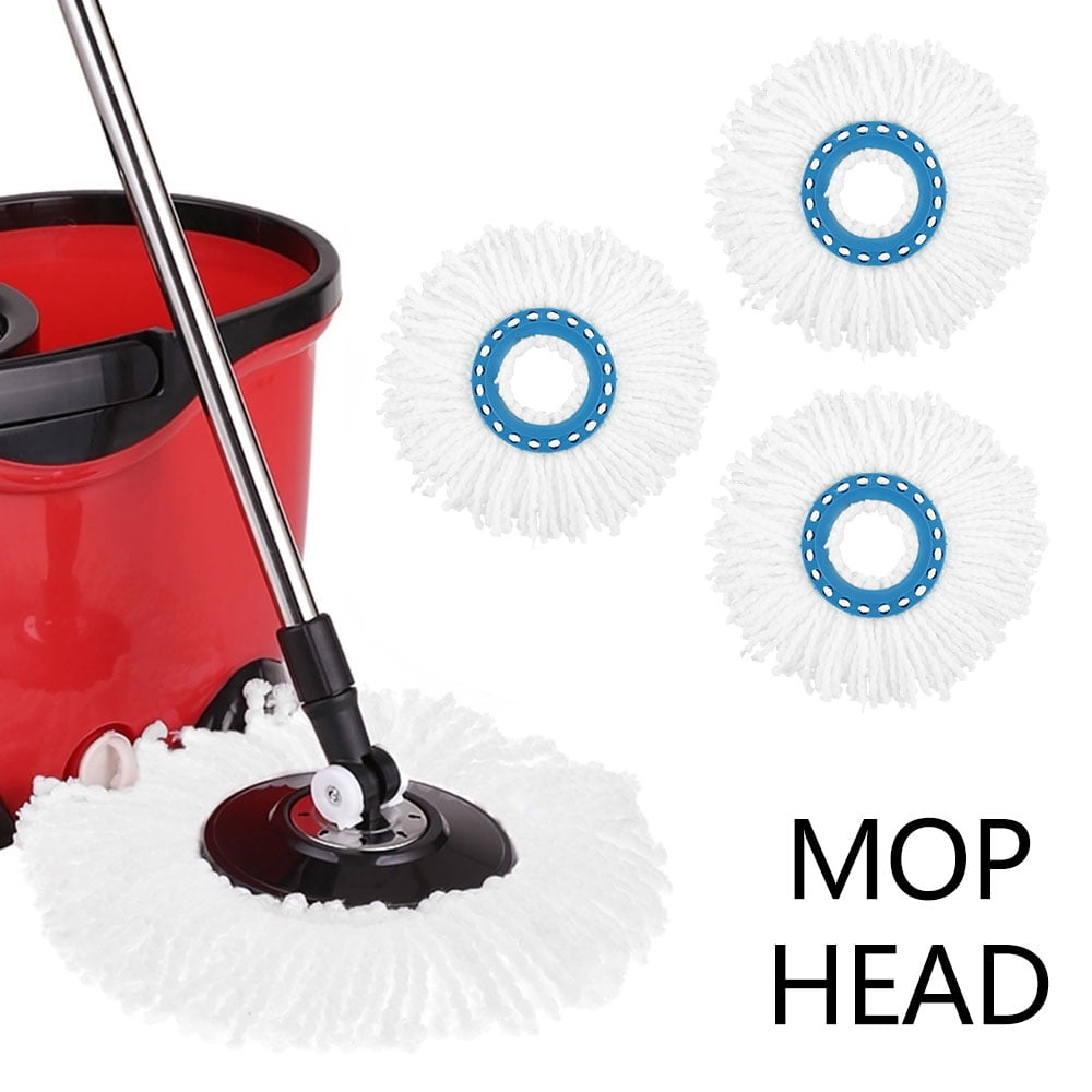 Spin Mop Heads Replacement 360 Degree Microfiber Bucket Home Cleaner Cleaning UK 