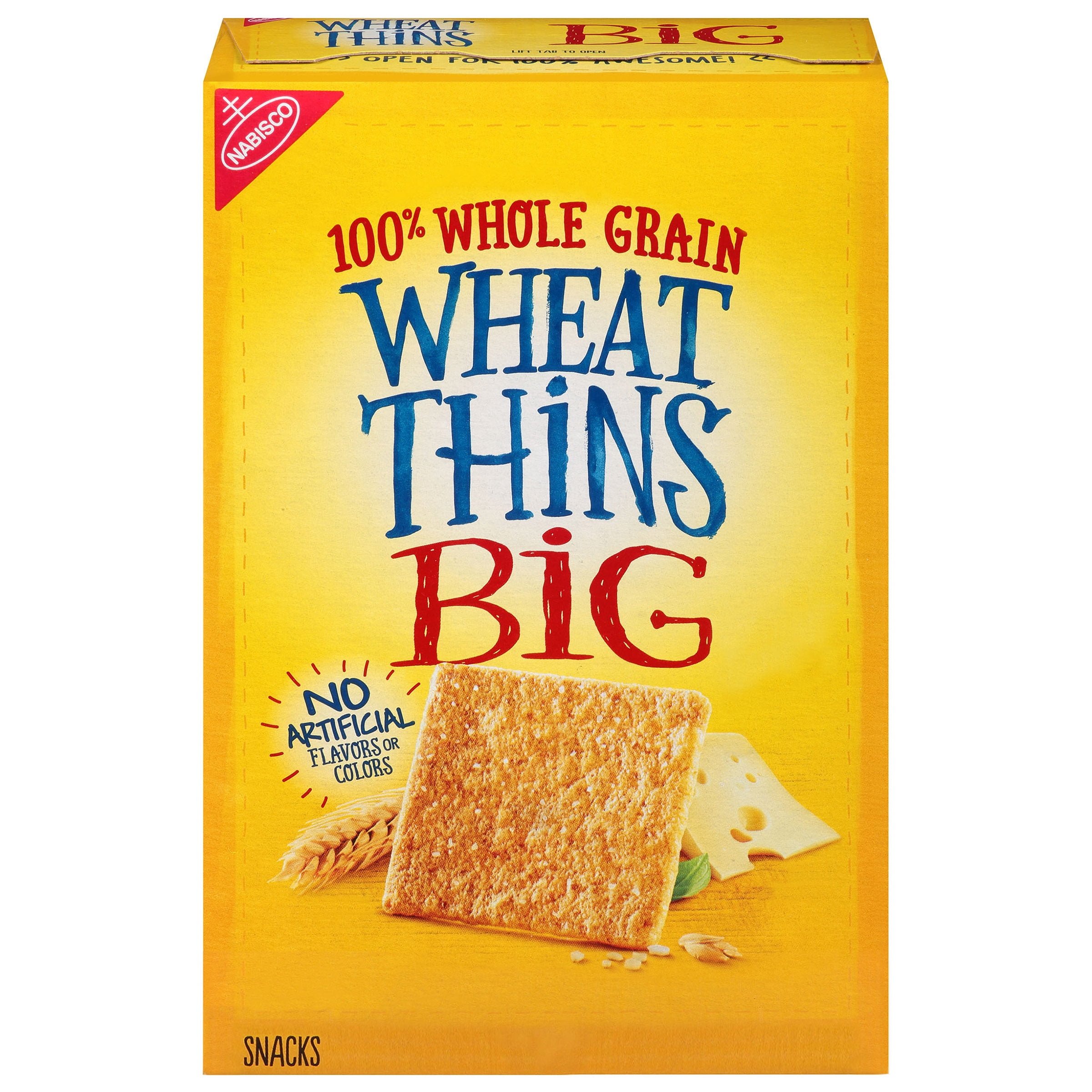Nabisco Wheat Thins Big Snacks, 8 Oz.