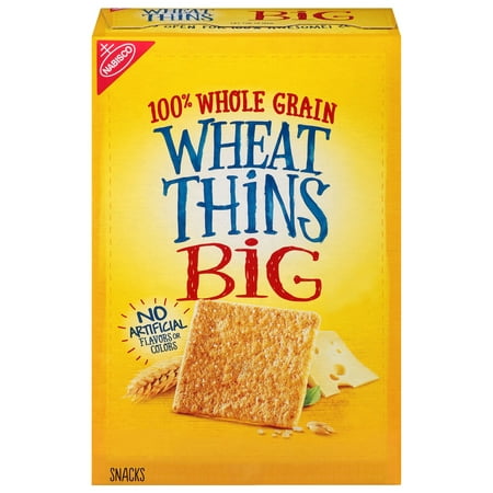 UPC 044000008789 product image for Wheat Thins BIG Whole Grain Wheat Crackers, 8 oz | upcitemdb.com