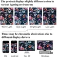 thumbnail image 6 of Bohemian Bathroom Curtain Colorful Boho Floral Print Beautiful Bright Polyester Fabric Cloth Shower Curtain for Bathroom Decoration, 72"x72" (Tape M), 6 of 6