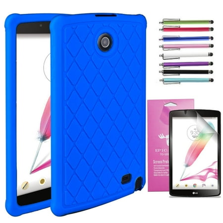 Pvd Case - LG G Pad 2 8.0 /G Pad F 8.0 Case, EpicGadget(TM) Silicone Rubber Gel Cover Case with Full Protection For LG Gpad 2 8.0