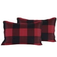 thumbnail image 3 of Marina Decoration Rich Printed Embossed Pinsonic Coverlet Bedspread Ultra Soft Bedding Summer Quilt Set with Shams, Red Black Plaid Pattern, 3 of 7