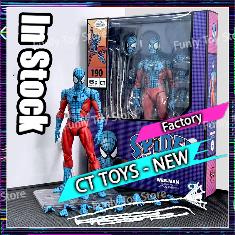 Ct Toys Spiderman Web Man Mafex 190 Spidey Super Stories