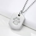 thumbnail image 1 of Collar de urna Hugo para Gato y Mujer Plata, 1 of 10