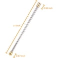 thumbnail image 4 of Scienceny Varilla de extensión de lavadora de alta presión de acero inoxidable, conector 1/4 M22, 14mm, cobre, 5000psi, barra de riego para plantas Herramientas eléctricas Scienceny TO008749-00B, 4 of 6