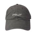 thumbnail image 1 of Go All Out Adult It's Lit Embroidered Deluxe Dad Hat, 1 of 2
