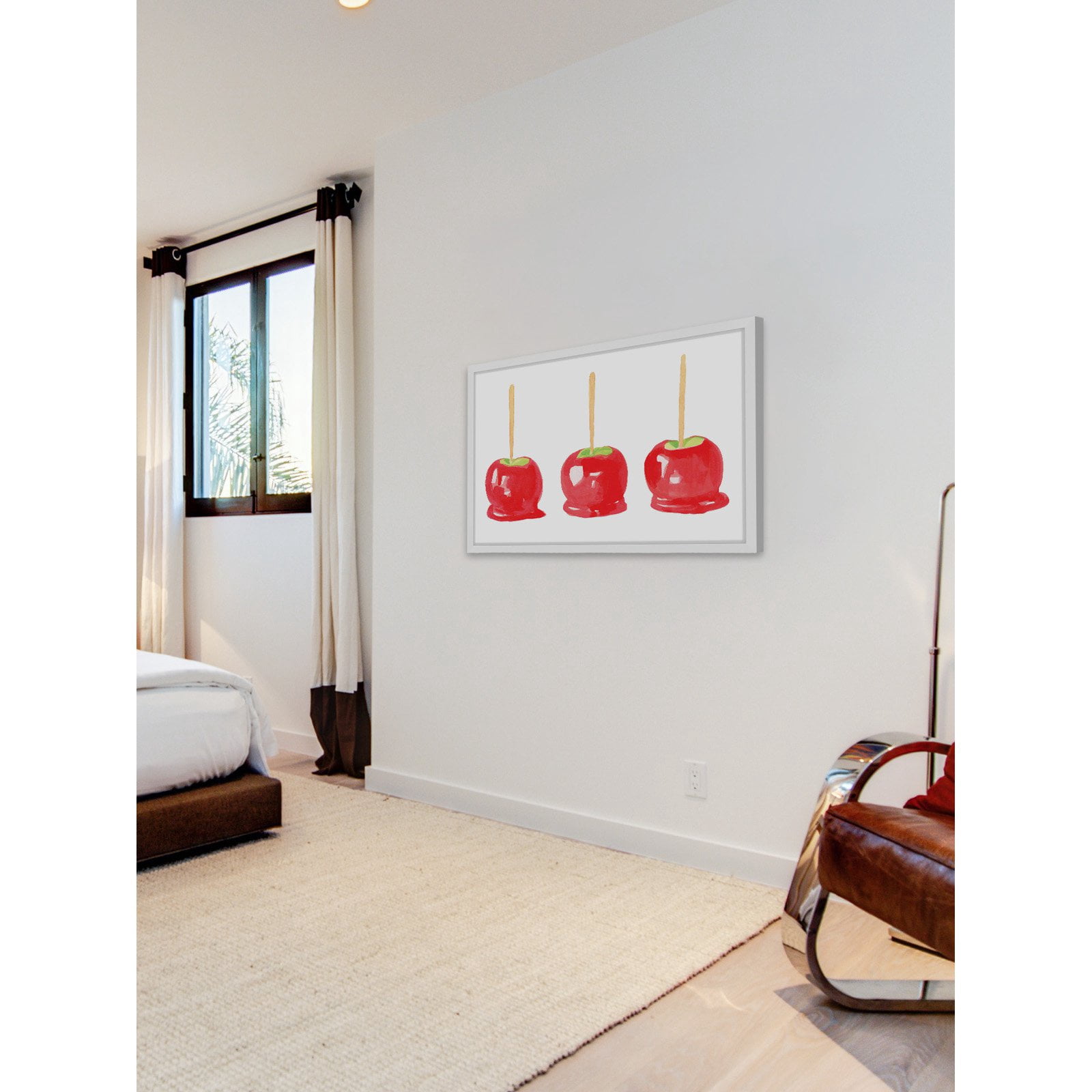 Marmont Hill "Candy Apples" by Molly Rosner Framed Painting Print