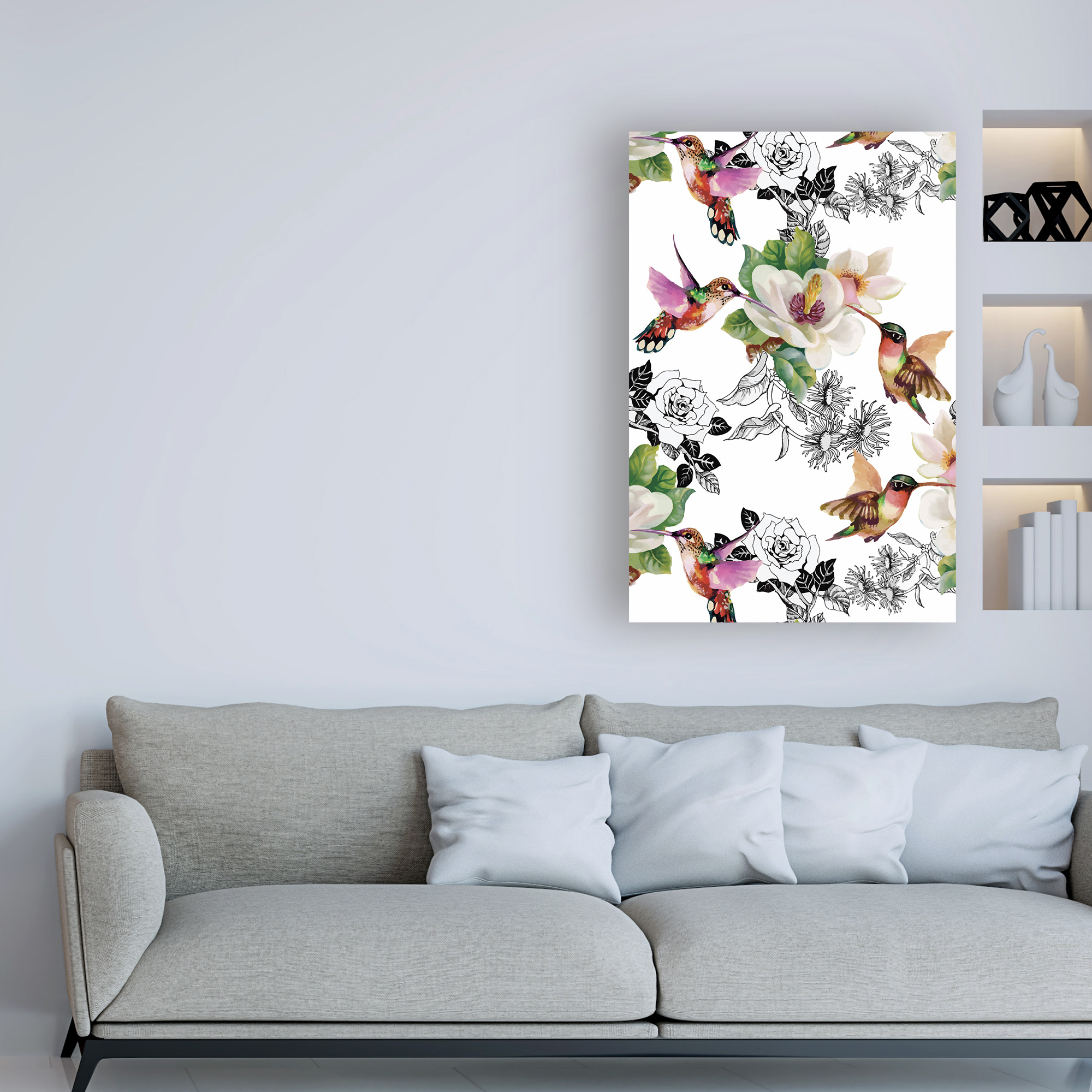 Trademark Fine Art 'Colibris' Canvas Art by Incado
