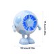 thumbnail image 3 of Ventilador de fútbol con luz LED y carga USB: mini ventilador portátil de mano para exteriores, viajes y eventos deportivos., 3 of 6