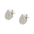 thumbnail image 1 of Sterling Silver Cubic Zirconia Rain Drop Studs, 1 of 1