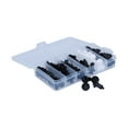 thumbnail image 3 of Fixation Automatique, Retenue de Poussée Universelle 100Pcs pour Capot pour Tableau de Bord pour Carburant, 3 of 8