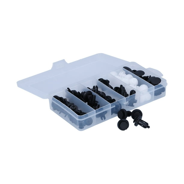 Clips para carrocería de automóvil, 100 piezas, clips de sujeción para automóvil, kit de sujeción para parachoques de sujeción para automóvil, logre más