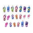 thumbnail image 1 of 30pcs Softer Clay Flop Charm Ornament Flip-flops Pendant DIY Bracelet Accessory, 1 of 7