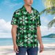 thumbnail image 3 of Balery Christmas Pattern At Buffalo Plaid Camisas hawaianas de manga corta para hombre, camisas playeras de corte holgado, camisas de vacaciones con botones,Medium, 3 of 7