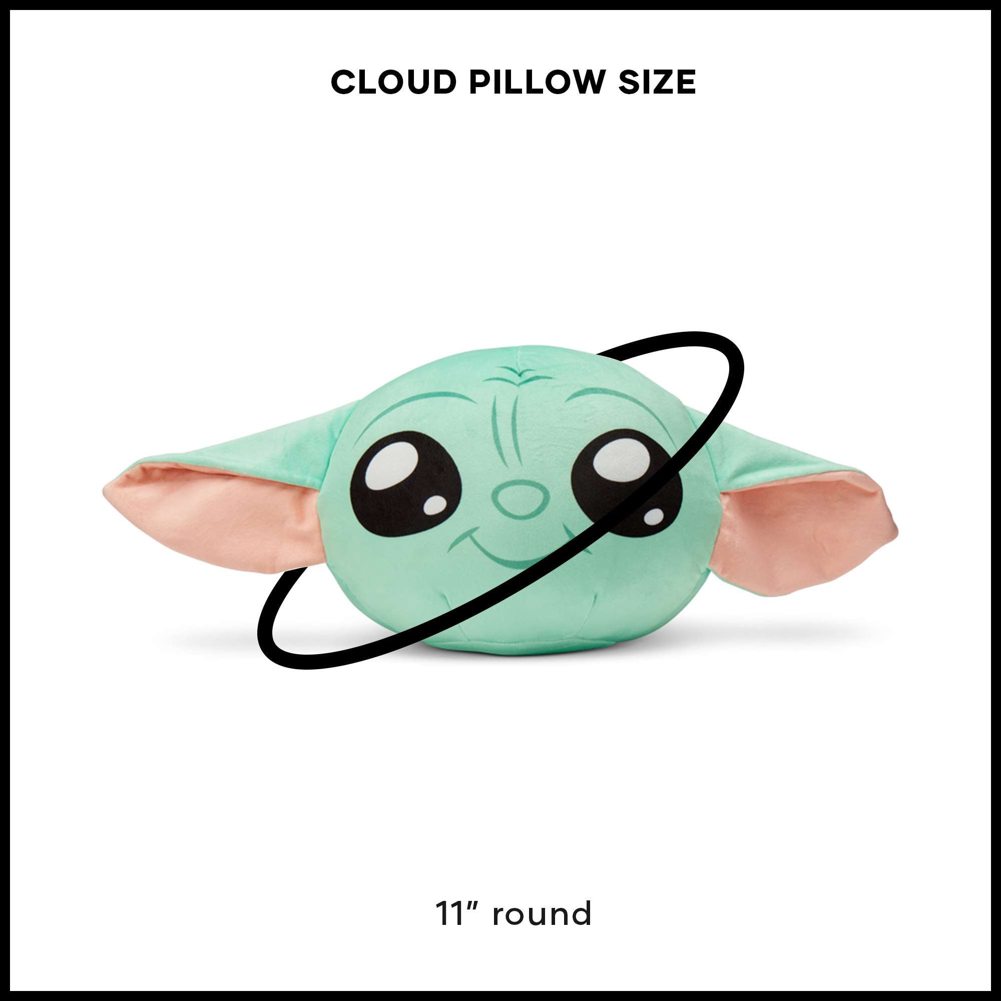 Star Wars Grogu Lucas Films Kids Round Cloud Pillow 11 inches