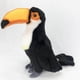 thumbnail image 3 of 1Pc Simulative Toucan Plush Toy Cartoon Plush Doll Toy Stuffed Animal Doll, 3 of 3