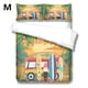 thumbnail image 2 of Linda cubierta de edredón dibujos animados patrón de monopatín colcha de la colcha de hogar conjuntos de cama de tamaño múltiple de múltiples colores para niños m 3 piezas Eigraketly HA011563-10, 2 of 7