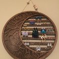 thumbnail image 4 of Colgante en estante para almacenamiento de joyas, collar, pendientes, montaje en pared, Luna, 4 of 5