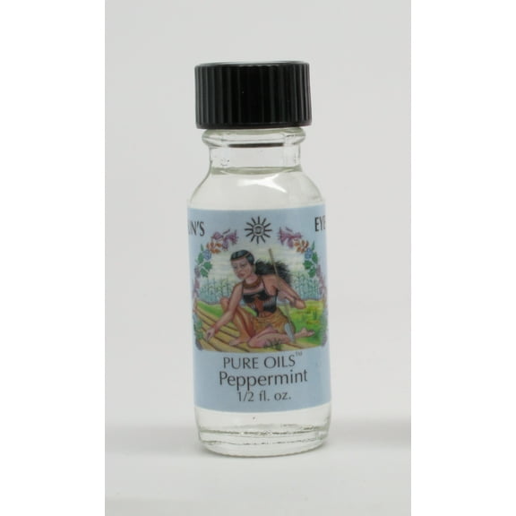 Suns Eye Peppermint Herbal Fragrance Oil - 1/2 Ounce Bottle