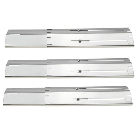 Set of 3 Brinkmann Universal Bbq 4" Heat Tents, Stainless Steel, Adjustable Length (15.25"-17.75")