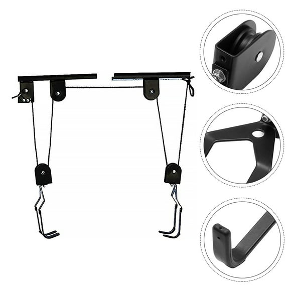 Hytrove 1 Set Garage Bike Hanger Heavy Duty with Ceiling Mounted Design for Bikes