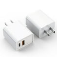 thumbnail image 1 of Bloque de carga DelTucci de 20 W con doble puerto USB C para iPhone 16/15, 1 of 6