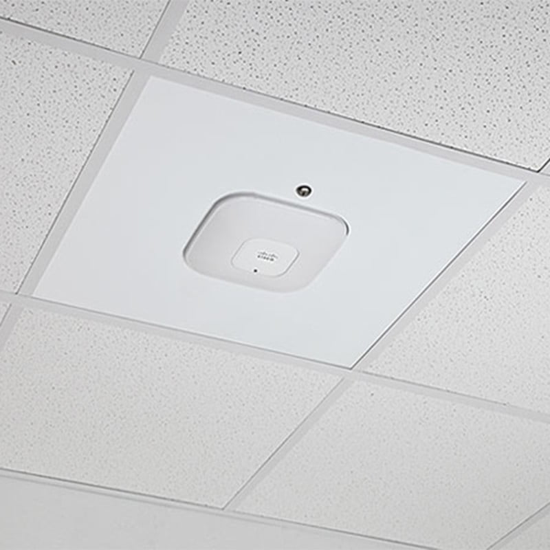 Oberon Locking Suspended Ceiling Tile WiFi Access Point Mount For Cisco
