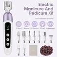 thumbnail image 2 of Kit de manicura y pedicura Hoxida, juego de limas eléctricas inalámbricas para uñas, 2 of 8