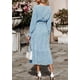 thumbnail image 2 of Vestido PRETTYGARDEN Floral Boho Cruzado con Cuello en V y Mangas Largas M, 2 of 4